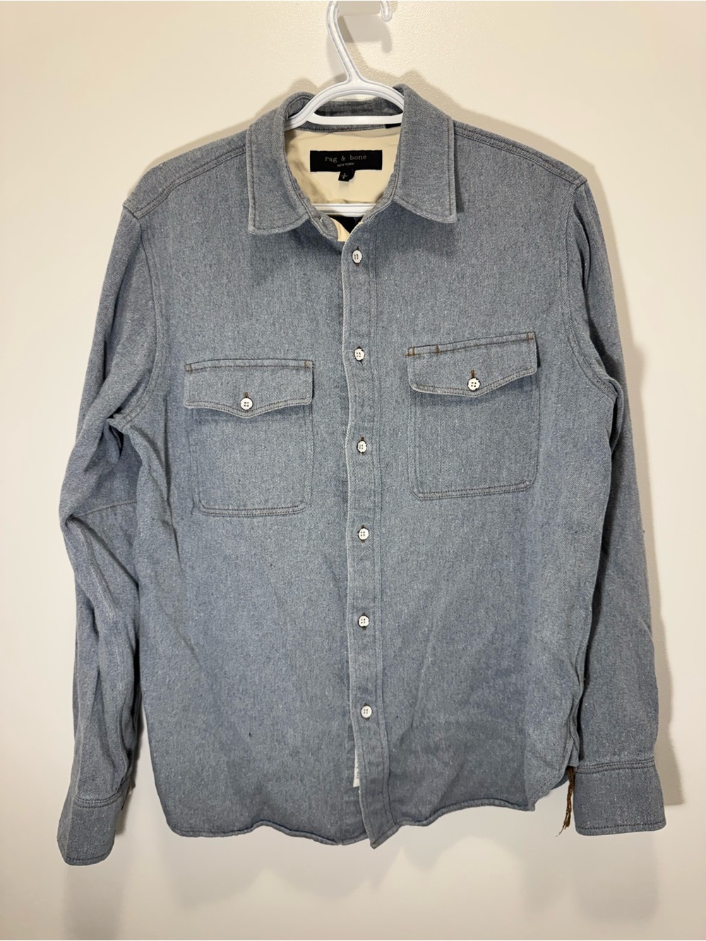 rag & bone Men’s Vintage Made in USA Button-Up Shirt | Size Small